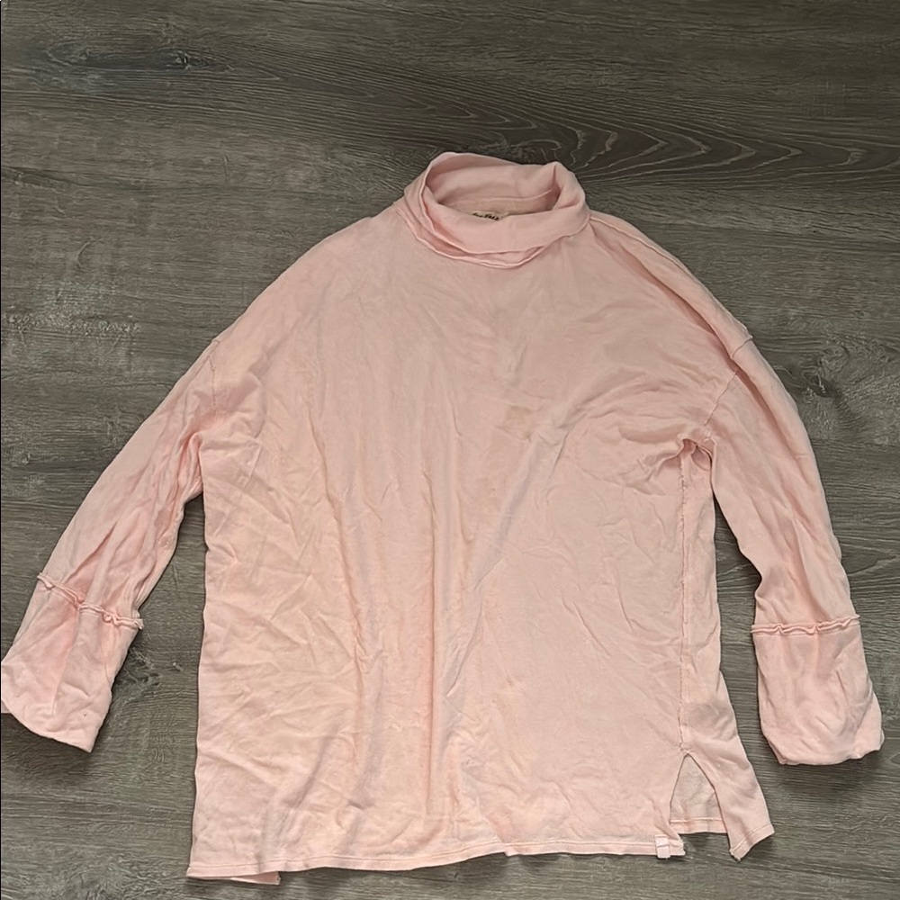 We The Free Soft Pink Knit Top